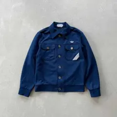 美品 70s adidas デサント製 メタルボタン ニットジャケット