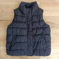 GAP ネイビー ドット柄 中綿ベスト