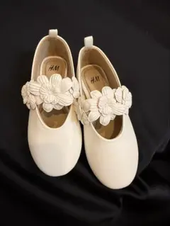 H&M フラワーバレエシューズ　16cm