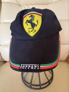Ferrari キャップ ブラック　値下げしました
