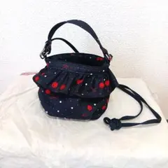 ♥セツコサジテール♥チェリー柄 フリル ショルダーバッグ - メルカリ