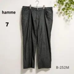 hamme ワイドパンツ グレー 薄手 Nissen ジップ 古着 スラックスのサムネイル