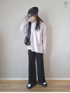 スマートフレアパンツ WOMEN XS ブラック