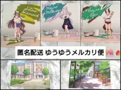 匿名配送　ウマ娘　namco限定 フィギュア用背景ボード 3枚セット