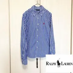 【良品】 Ralph Lauren ロンドンストライプ ブラウス