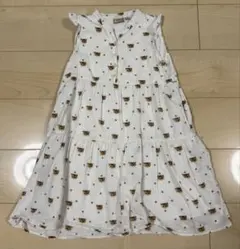 PAUL & JOE UNIQLO 猫柄 ノースリーブ ワンピース 120のサムネイル