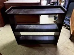 配送・たのメル便】本棚 ダークブラウン - メルカリ