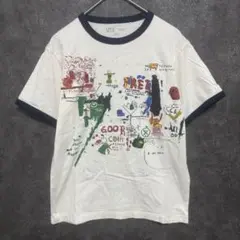 UNIQLO ジャンミシェル バスキア コラボ 半袖 Tシャツ ホワイト 140