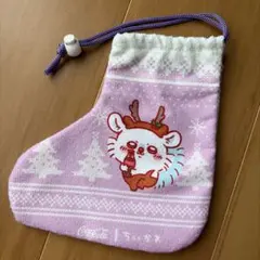 ちいかわ コカコーラ クリスマス 巾着 モモンガ