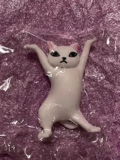猫 ネコ フィギュア えんぴつ 鉛筆 置き 白猫②