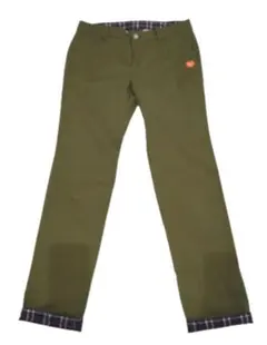パーリーゲイツ　ジャックバニー　オリーブ　カーキ　 パンツ　チェック　裏地