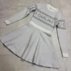 Darich ダーリッチ スノーモチーフフレア 원피스 フリーサイズ