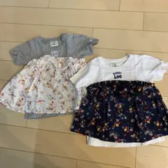 再値下げ！2枚セット！BUUDDYLeeの半袖チュニっク100