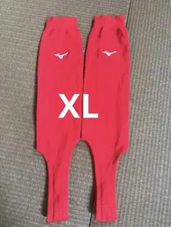野球 ストッキング レッド ミズノ XL