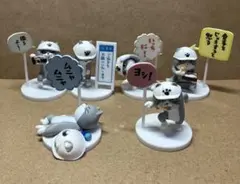 現場猫　仕事猫　ミニ　フィギュアコレクション　6種セット　ガチャポン　ガシャ