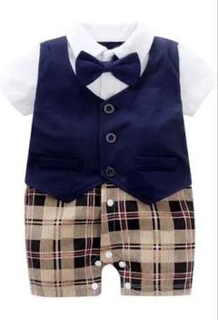 ネイビー ベスト付き セレモニースーツ