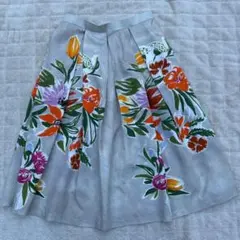 SEVENTY スカート フラワープリント　Sサイズ相当