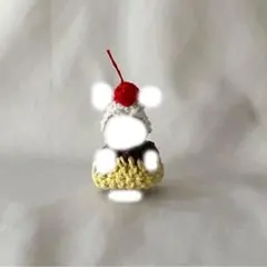 ハンドメイド　5㎝ドール服　ミニチュアドール服　プリンアラモード　ヘアバンド