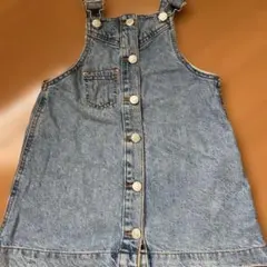 ZARA KIDS デニムジャンバースカート 116cm