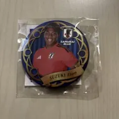 鈴木彩艶選手SAMURAI BLUE 缶バッジ