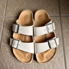Birkenstock ホワイト サンダル 37 24cm