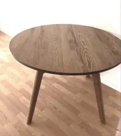 【美品】unico ADDAY ラウンドダイニングテーブルΦ1100