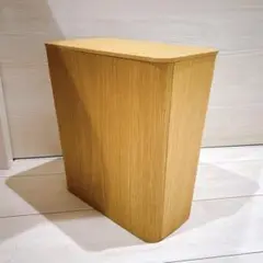 【無印】木製　角形ゴミ箱　廃盤品 オーク 希少品 新品未使用・美品