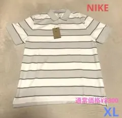 NIKE DRI-FIT ストライプポロシャツ XL