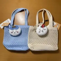 ちいかわ　GU ポーチセットバッグ2種セット　ちいかわ　ハチワレのサムネイル