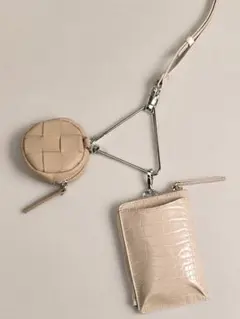マルチ スマホショルダーバッグ　ベージュ