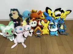 【 値下げ ¥7,000】ポケモン ぬいぐるみ まとめ売り 21点セット