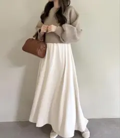 NICE CLAUP マルチウェイニットセットワンピース⭐︎新品タグ付