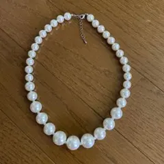 ホワイトパール風ネックレス