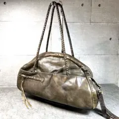 バッグ alfredo BANNISTER/leather Boston bag/Y2K alfredo BANNISTER leather Boston bag Y2K - メルカリ