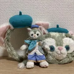 ディズニーシー ジェラトーニ カチューシャ ポシェット マスコット3点セット