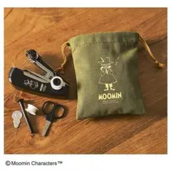 MonoMaster 3月号 ムーミン スナフキン ハンディ・ミシンと巾着セット