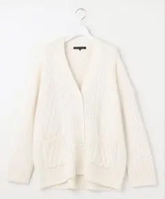 【洗える】ウールカシミヤ 【半額以下】カーディガン 23区 L大幅値下げ