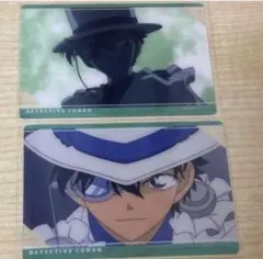 名探偵コナン　場面写トレーディングクリアカード　怪盗キッド　2枚