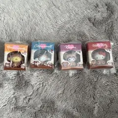 ポムポムプリン・シナモロール・クロミ・ハローキティキーホルダーセット