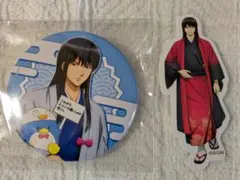 銀魂 桂小太郎 サンリオコラボ 缶バッジ ステッカー 2点セット
