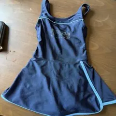 TOPVALU ワンピース水着 120cm ネイビー