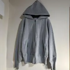 チャンピオン　リバースウィーブ　パーカー L 90s 青タグ