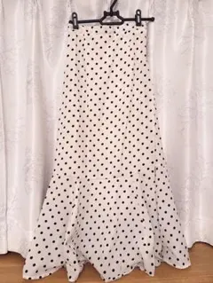 GRL グレイル ドット柄マーメイドスカート gc70 Sサイズ