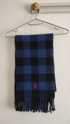 POLO Ralph Lauren 青黒チェック マフラー 2025年最新POLO RALPH LAUREN メンズ マフラーの人気アイテム - メルカリ