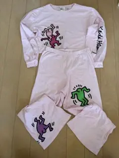 Keith Haring H&Mパジャマセット（ピンク） キースヘリング