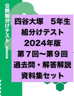 2025年最新】四谷大塚 5年 組み分けテストの人気アイテム