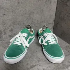 VANS Old Skool グリーン スニーカー　24.0㎝のサムネイル