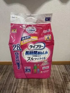 ライフリー 長時間あんしん うす型パンツ Lサイズ 28枚のサムネイル