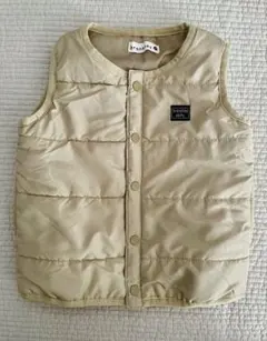 branshes 中綿ベスト 90 ベージュ