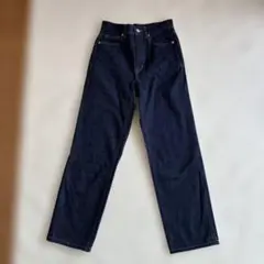 GU 濃紺 ストレートデニム パンツ